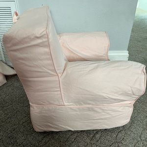 Pottery barn kids 
My First Anywhere Chair®, Blush Twill